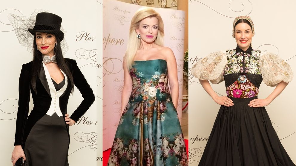 Móda z Plesu v opere: Zvoľte kráľovnú večera