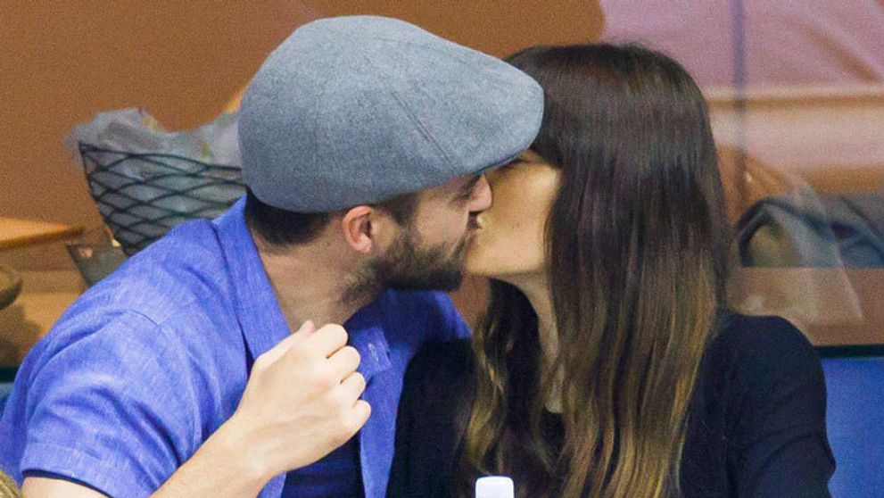 Justin Timberlake s manželkou Jessicou. Lásku si dokazovali počas tenisového zápasu