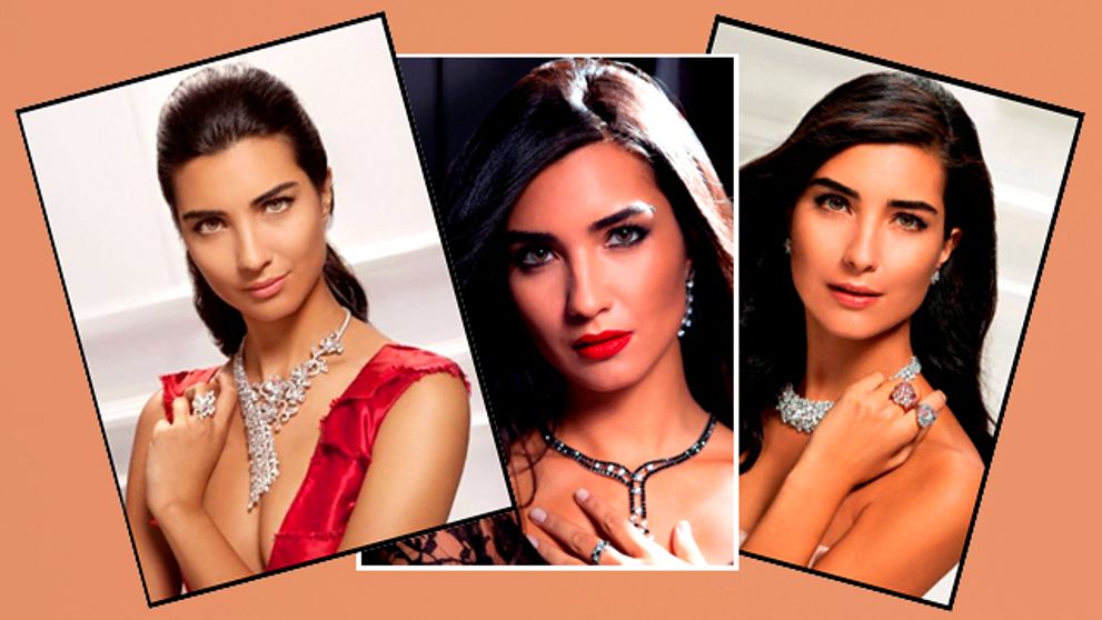 Tuba Büyüküstün tvárou luxusných šperkov!