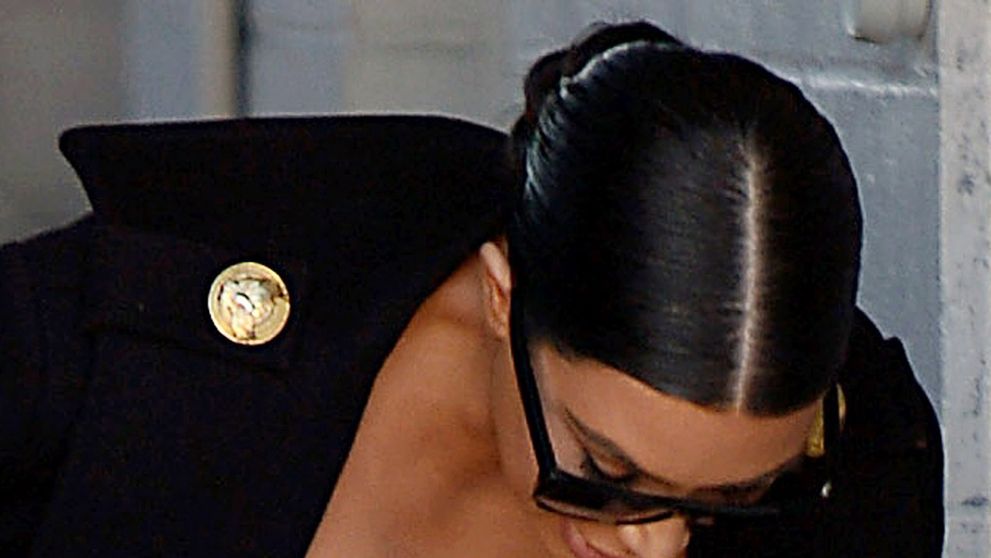 Tehotnej Kim Kardashia nenarástlo len brucho