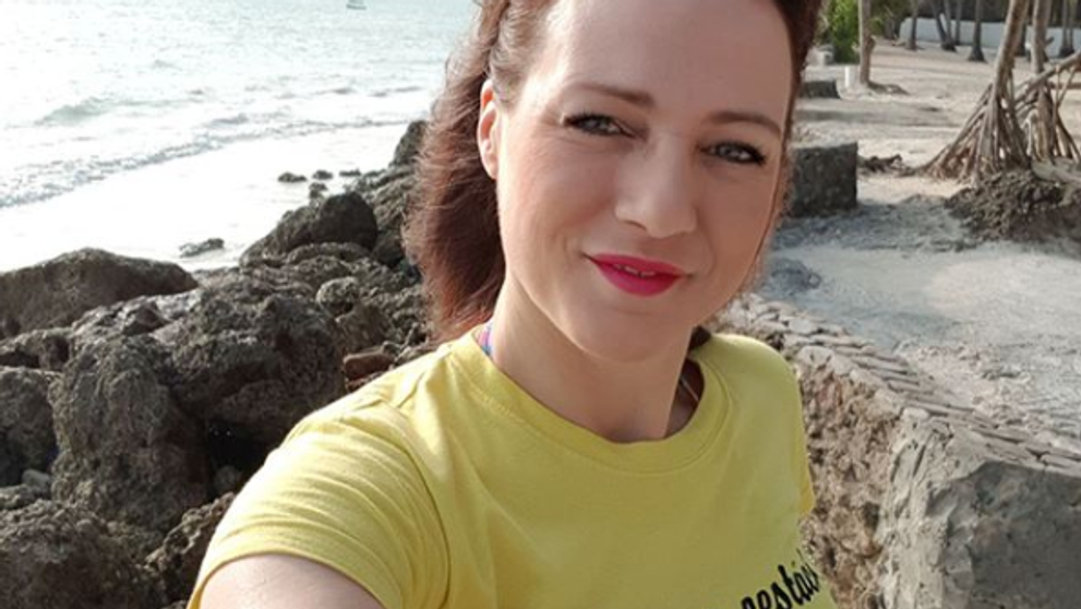 Aďa Poláková ukázala perfektnú postavu v plavkách. Takto ju v Teleráne neuvidíte