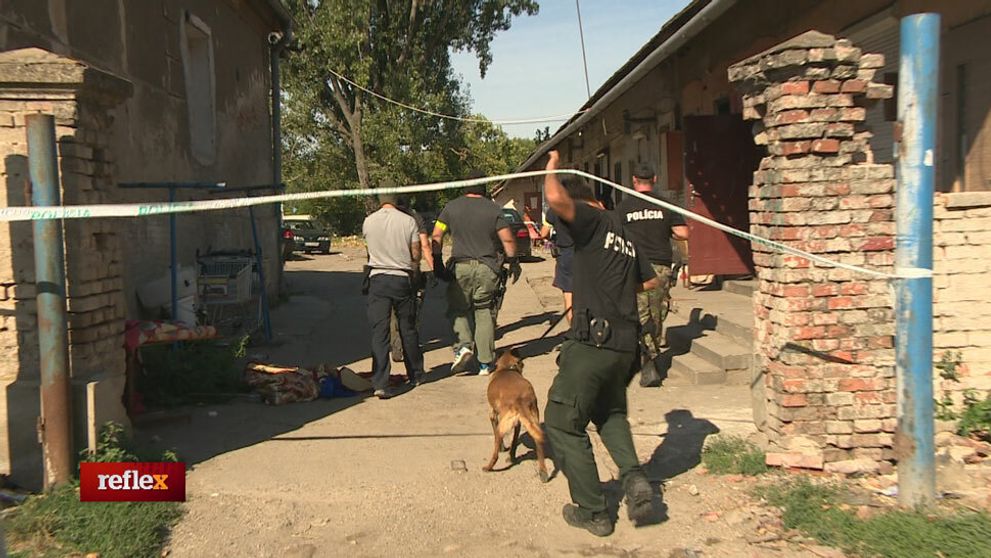 Policajná razia v Seredi