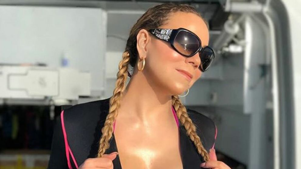 Zips na neopréne to takmer nevydržal. Mariah, toto nie sú prsia, ale balvany