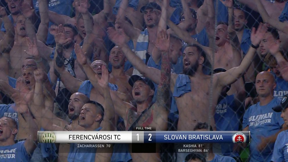 Futbalový duel Ferencváros Budapešť – ŠK Slovan Bratislava najsledovanejším tohtoročným programom televízie Dajto
