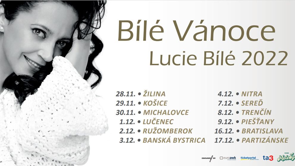 BÍLÉ VÁNOCE LUCIE BÍLÉ - môžete zažiť aj vy!