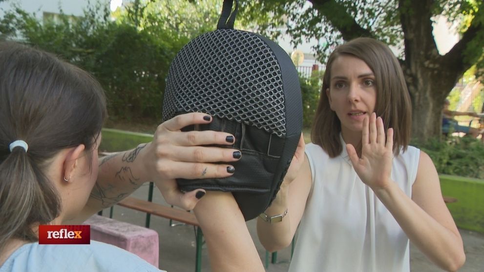 Inštruktorka sebaobrany