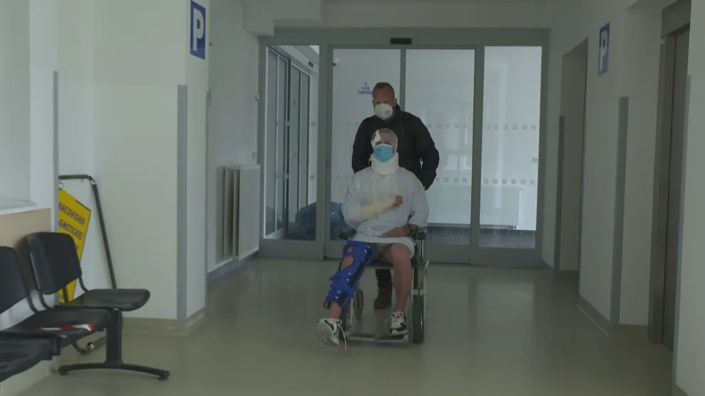 Maroš Molnár ako po vážnom úraze. Tréner skončil s obväzmi