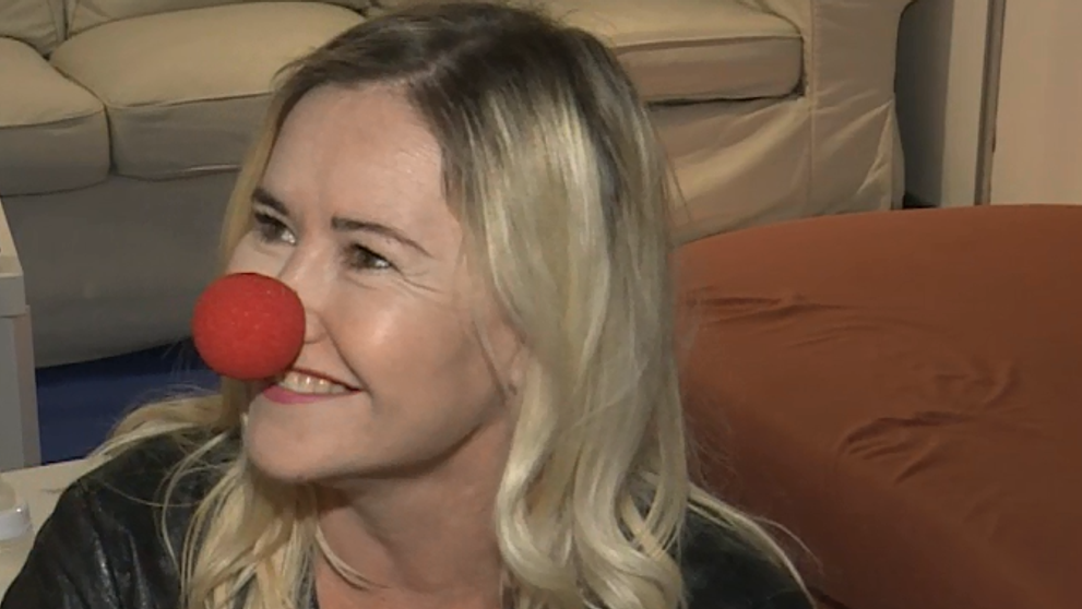 Červeným nosom bojuje proti zlej nálade