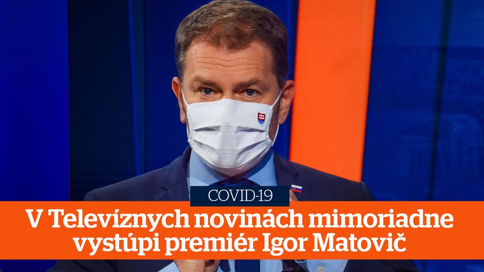 Igor Matovič mimoriadne vystúpi v Televíznych novinách