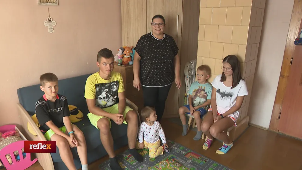 Mária je mamou piatich detí, o ktoré sa príkladne stará