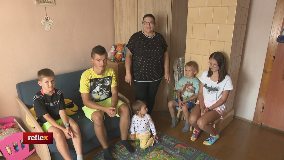 Mária je mamou piatich detí, o ktoré sa príkladne stará