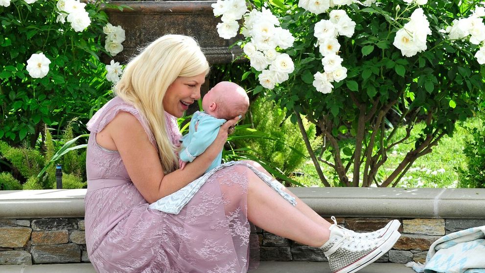 Tori Spelling ukázala svoj rozkošný poklad. Teší sa už z piateho dieťaťa
