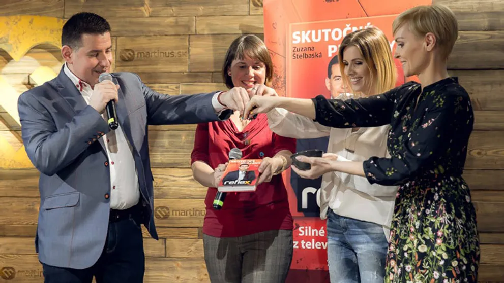 Reflex krstil knihu: Príbehy zo života zasypané srdiečkami