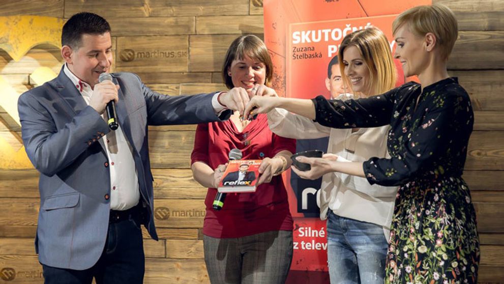 Reflex krstil knihu: Príbehy zo života zasypané srdiečkami