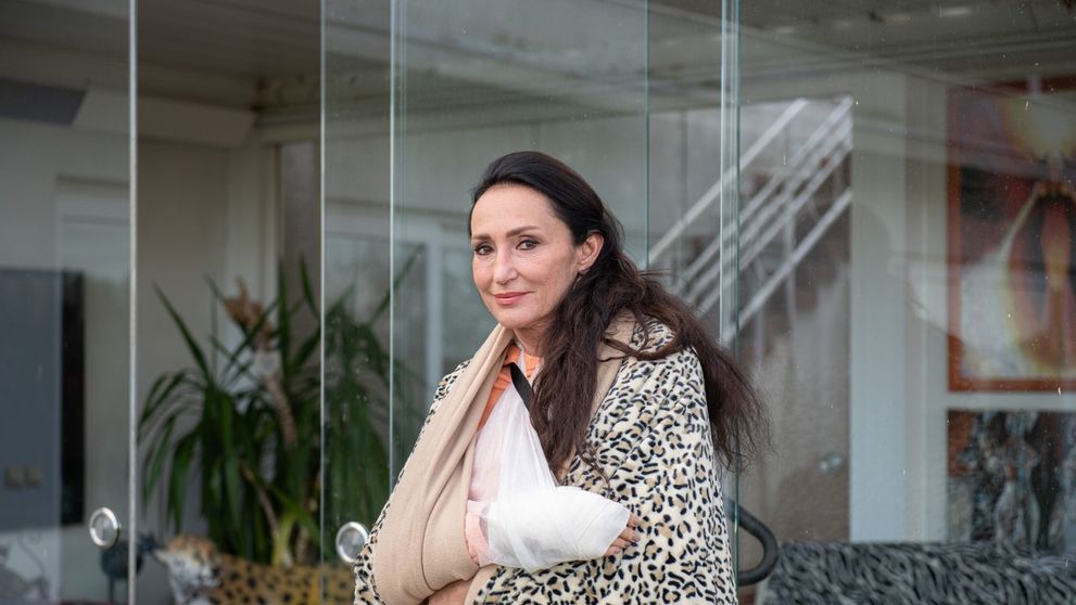 Exkluzívne zábery Sisy Lelkes Sklovskej po návrate z nemocnice