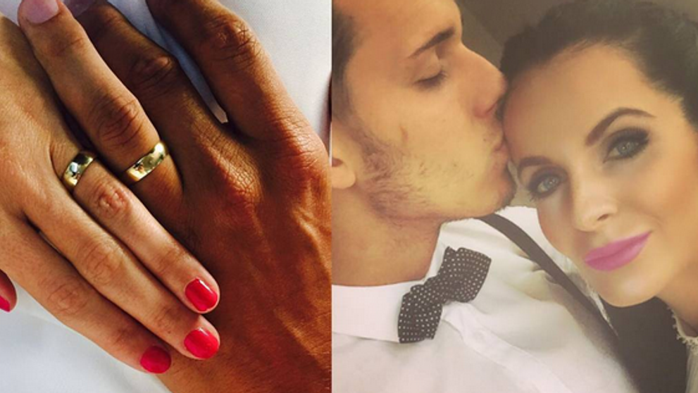 Nikola žiari šťastím. Krásna nevesta s tehotenským bruškom