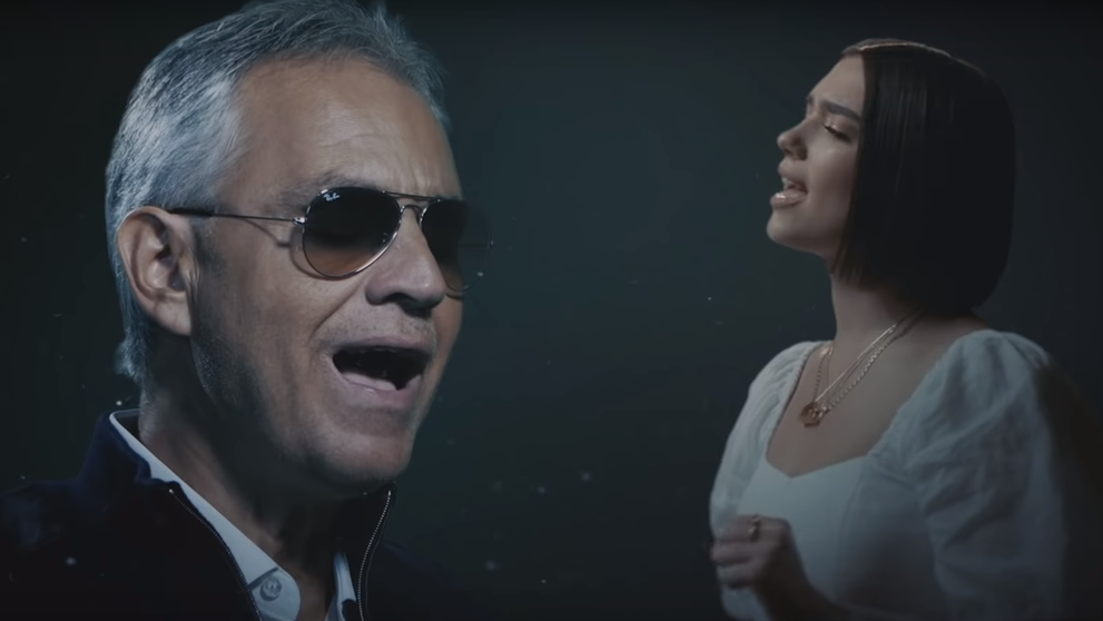 Andrea Bocelli spojil sily so speváčkou Dua Lipa, výsledok stojí za vypočutie