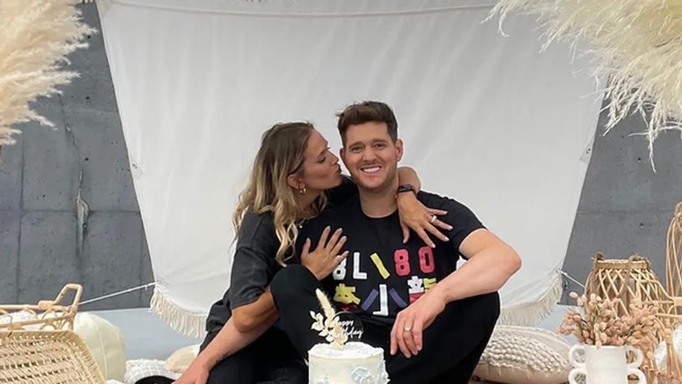 Michael Bublé opäť otcom: Tehotenstvo manželky sa mu podarilo dlho tajiť