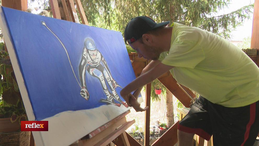 Martin France už aj maliarom