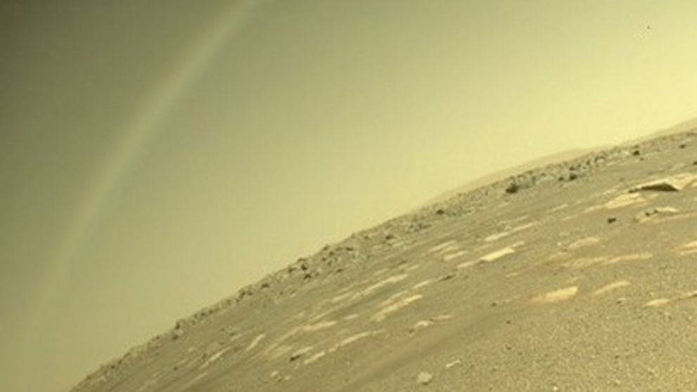 NASA vysvetlila, ako vznikla „dúha“, ktorú na Marse zachytila sonda Perseverance