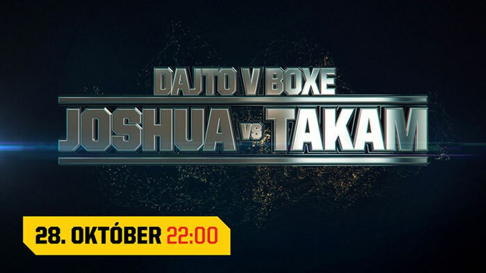 TV DAJTO prinesie ďalší vzrušujúci boxerský duel Joshua vs. Takam!
