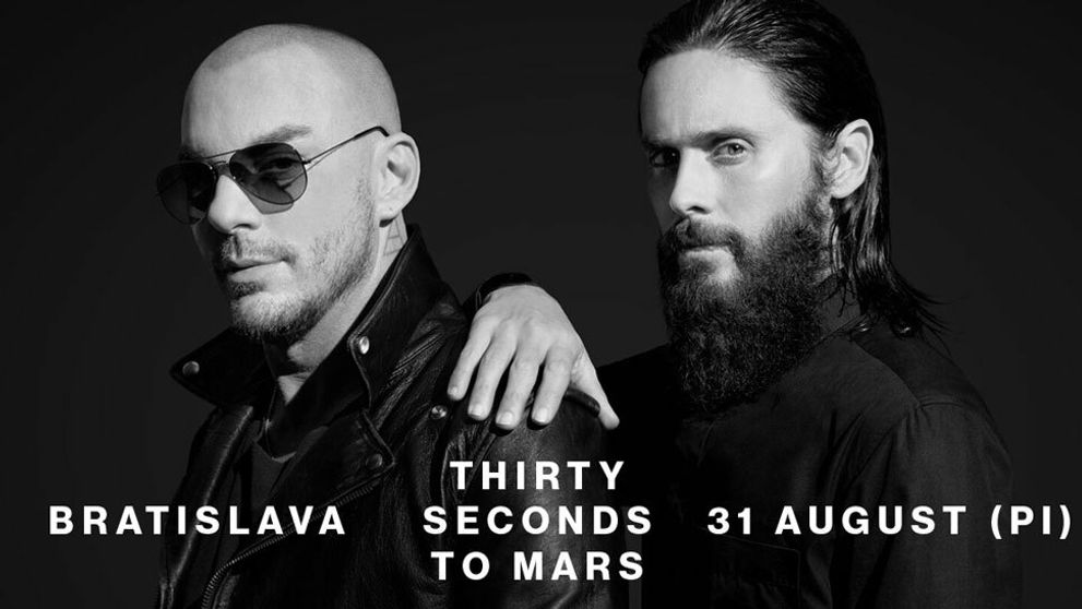 Thirty Seconds To Mars v Bratislave už tento piatok: Takéto majú požiadavky