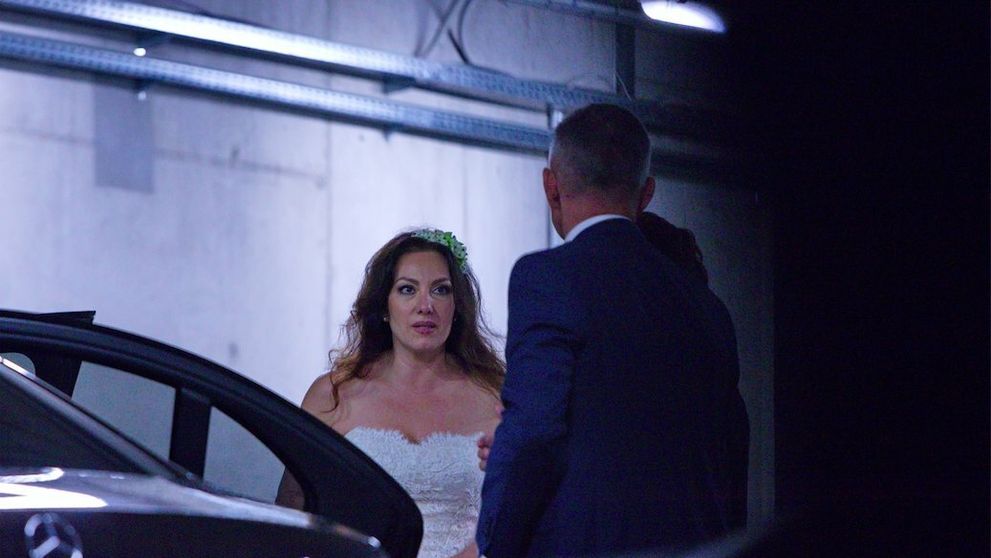 Roky svadbu odkladala, teraz je z nej pani. Katarína Hasprová v svadobných šatách