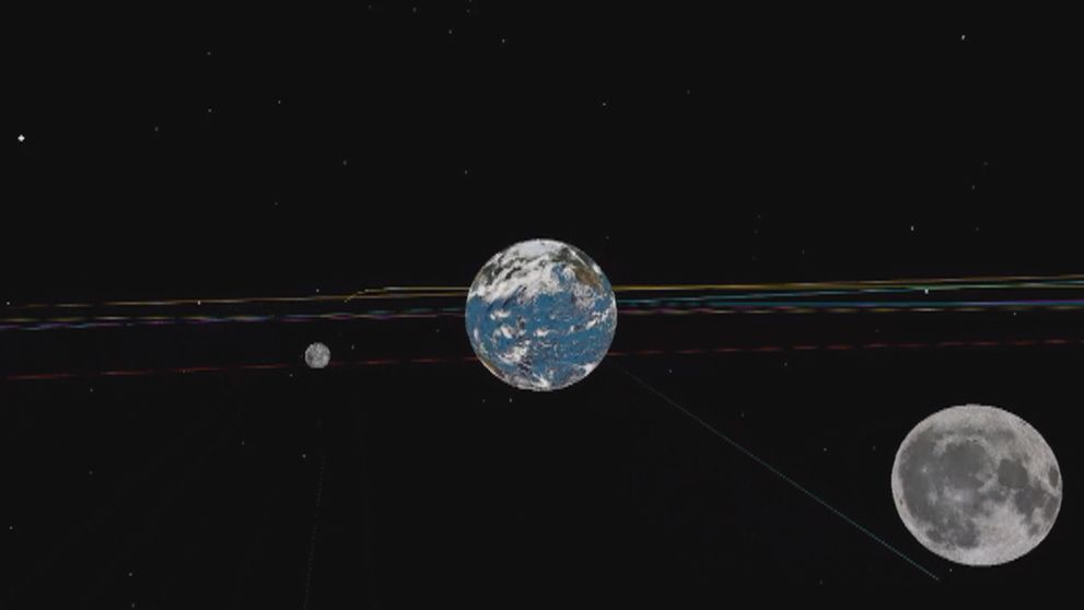 Medzi Zemou a Mesiacom preletel asteroid