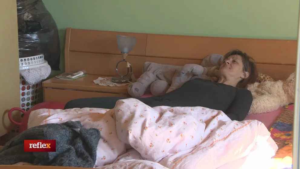 V chorobe bez pomoci
