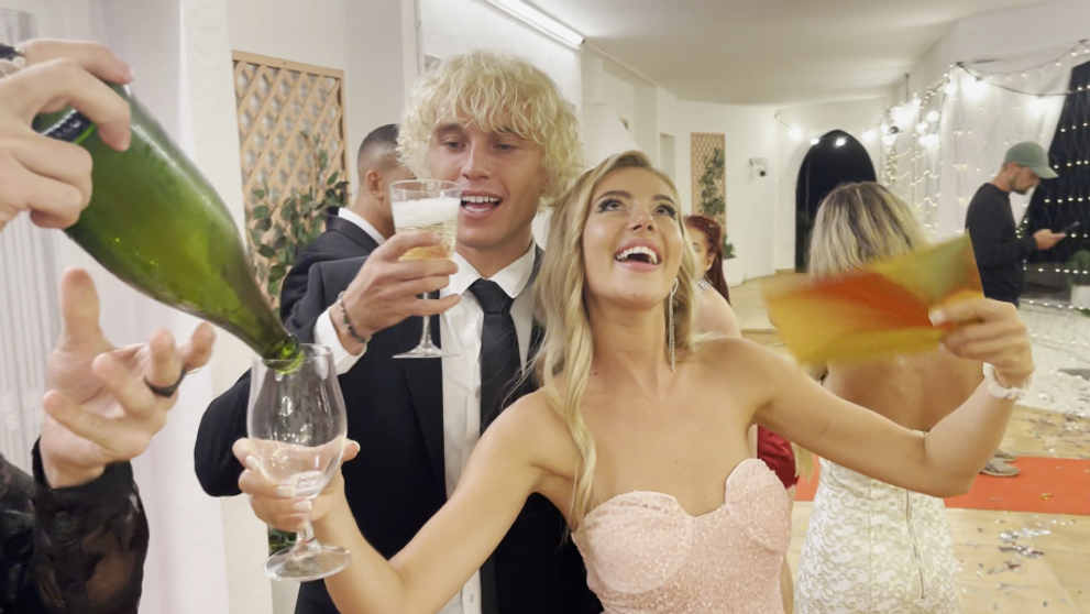 Exkluzívne zábery: Divoká afterparty po Love Islande, šampanské sa lialo potokom