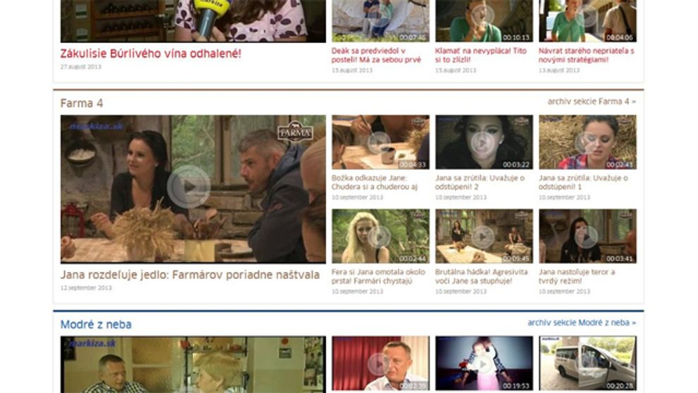 Skupina Markíza spustila veľkú internetovú videozónu Super TV