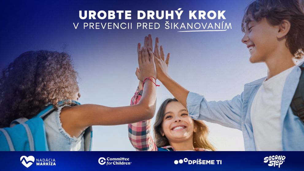 Grantová výzva pre základné školy: UROBTE DRUHÝ KROK v prevencii pred šikanovaním