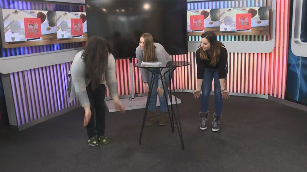 Čudné cviky v Teleráne: Čo to tam stvárala?