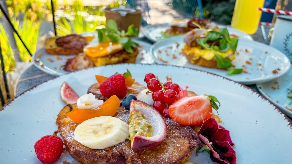 Svieže raňajky a limonády