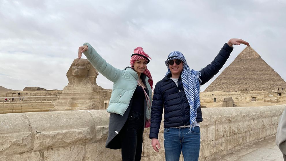 Nástrahy v Egypte: V pyramíde chytila Janka paniku, Martin zareagoval perfektne