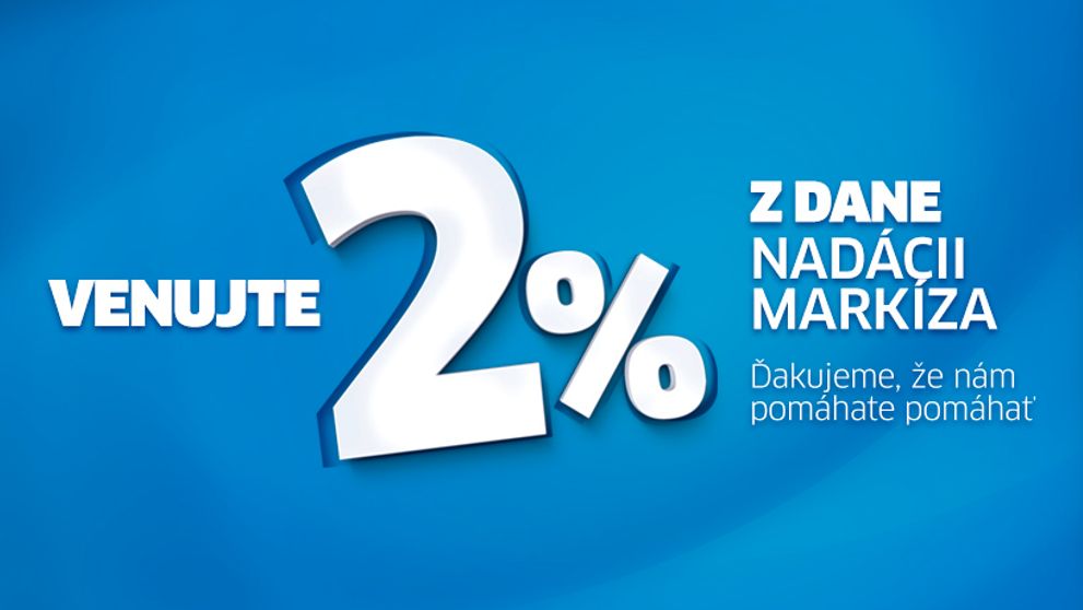 Venujte nám 2 % dane aj v roku 2024