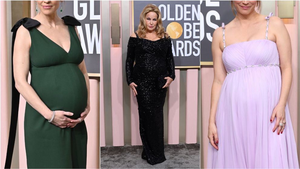 Móda zo Zlatých glóbusov: Obdarená Rihanna a hneď dve tehotné herečky