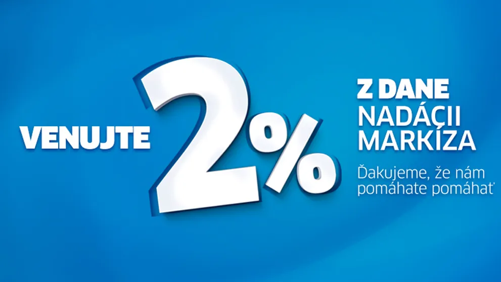 Pomôžte spolu s nami deťom a darujte nám 2% aj v roku 2020