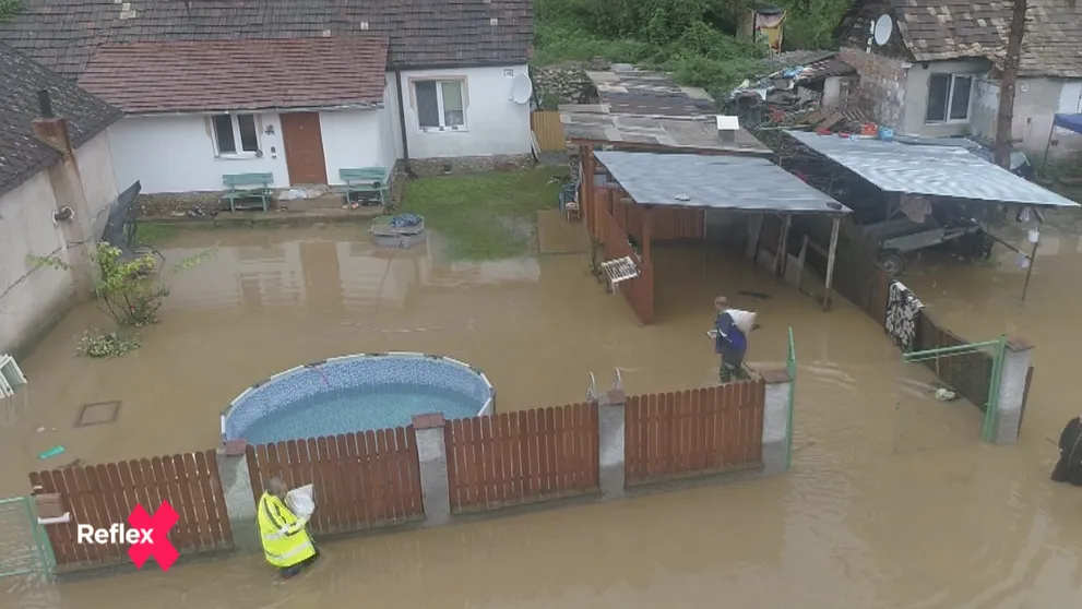 Okolie Rožňavy po povodni