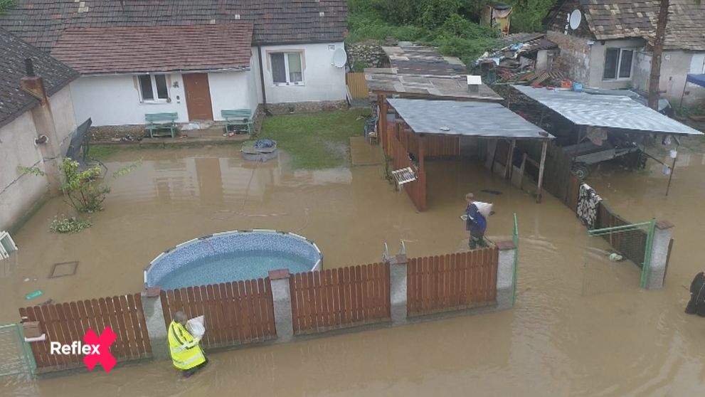 Okolie Rožňavy po povodni