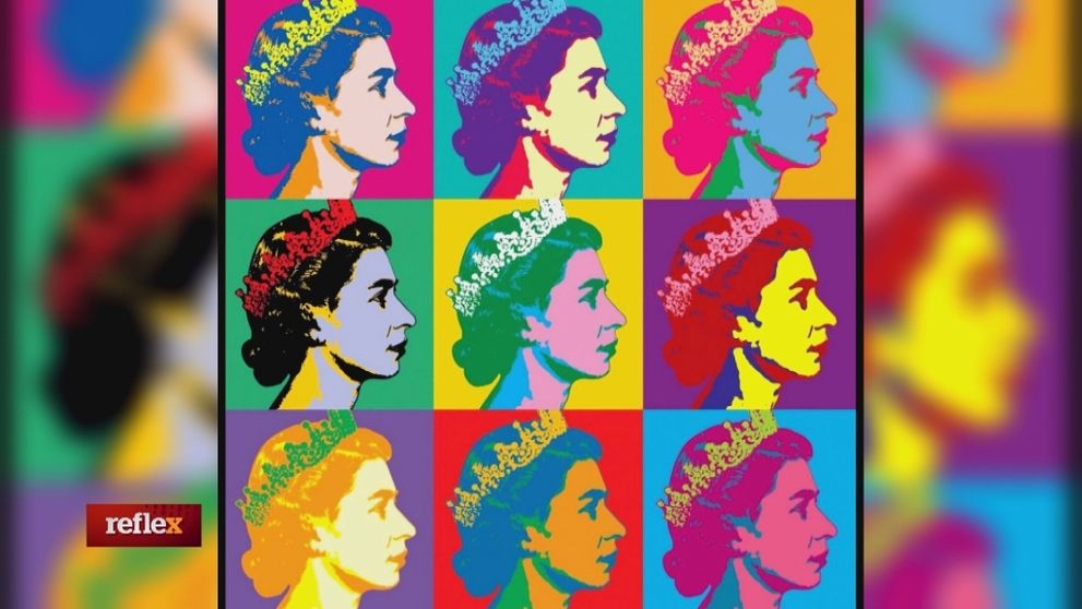 Kráľovná Alžbeta II. súčasťou umenia