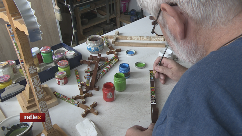 Drevené kríže z Detvy