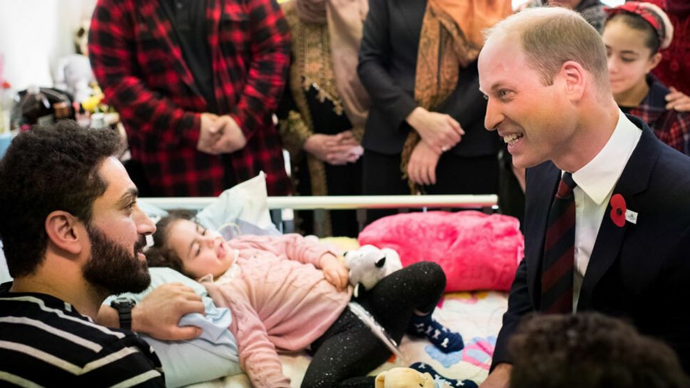 William navštívil dievčatko, ktoré prežilo útok v mešite. Video vám roztopí srdce