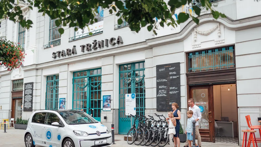 Záujem o prenájom elektrických vozidiel v centre Bratislavy narastá