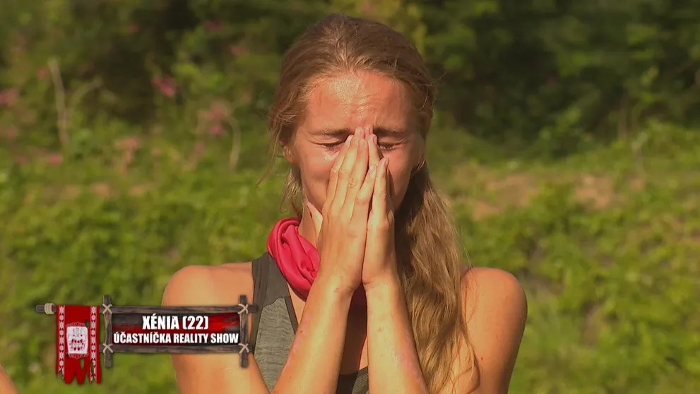 Xénia v slzách. Čakala odkaz od Lukáša, no ten sa na kamere neobjavil