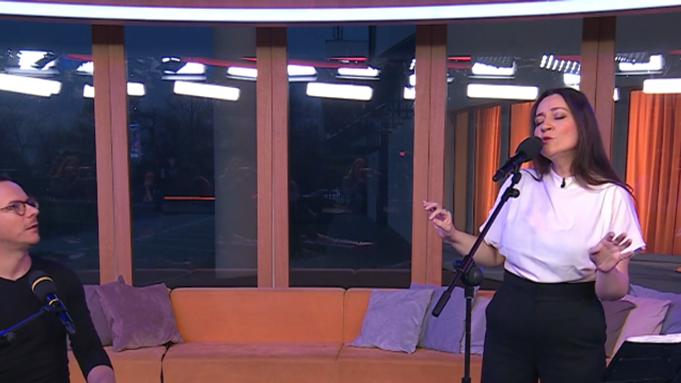 Katka Koščová v Teleráne: Nič iné ako vau si nepoviete