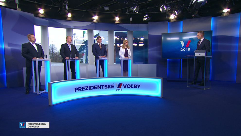 Debata najhorúcejších prezidentských kandidátov na čele nedeľného rebríčka sledovanosti