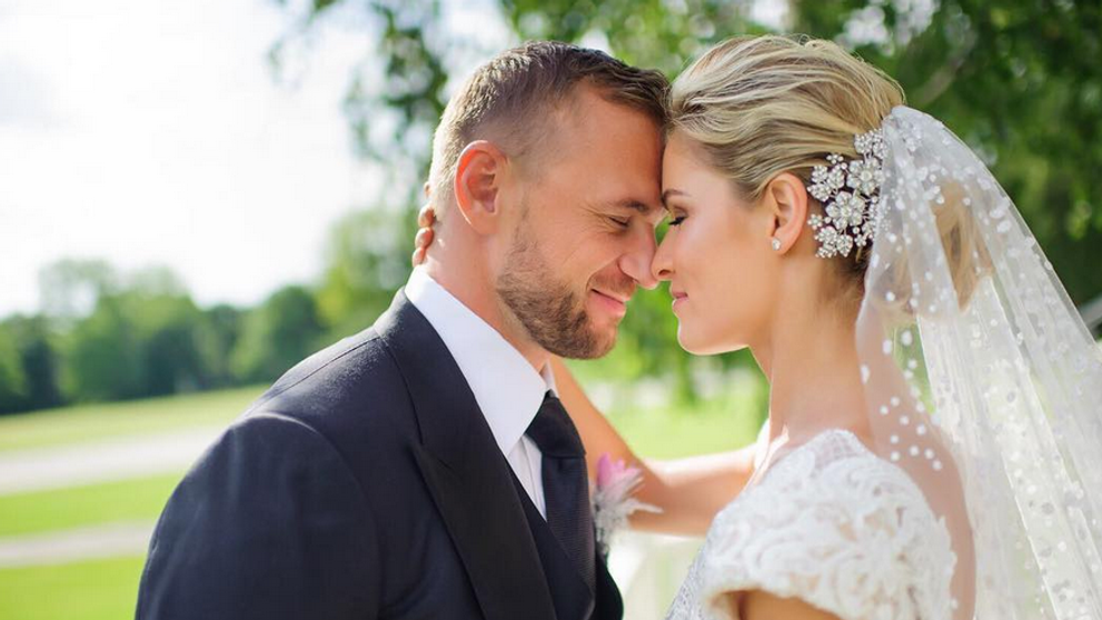 Ivana Gáborík žiarila počas celej svadby. Takto vyzerali jej popolnočné šaty