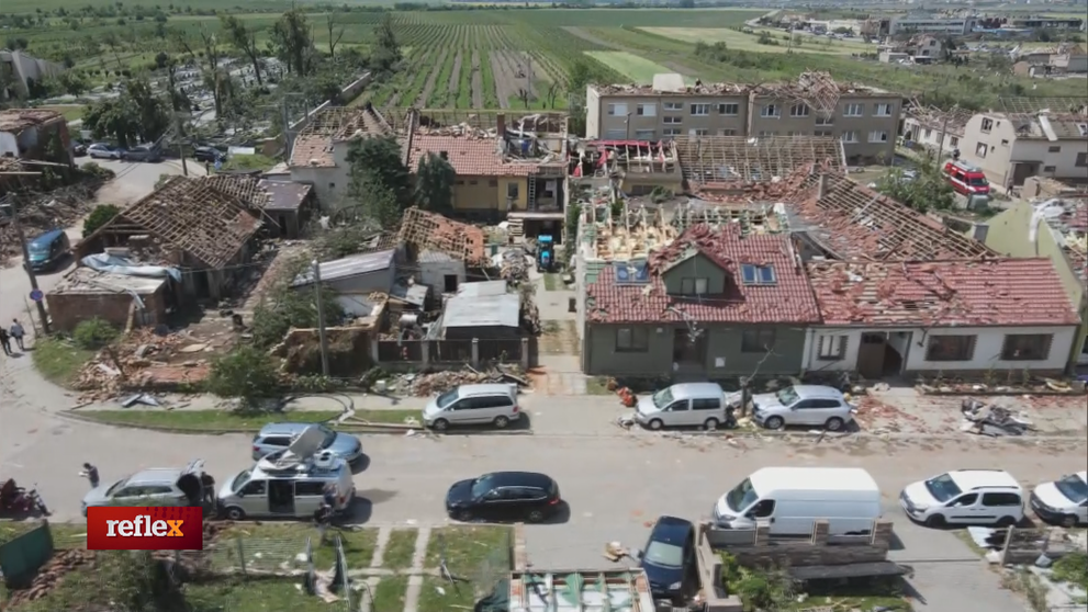 Štáb Reflexu navštívil tornádom zničenú Moravu