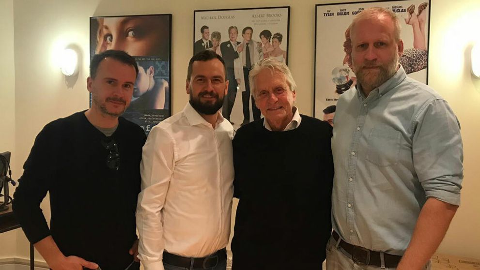 Čaká nás hviezdna spolupráca? Slovenský režisér sa stretol s Michaelom Douglasom